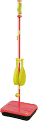 Classic All Surface Swingball Set, Real Tennis Ball, Championship Bats, All Surface Base with Integrated Carry Case for Transportation, For ages 6+ to Adult, Classic Outdoor Games, Red and Yellow