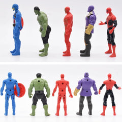 Super Hero Action Figures Set – 5 Piece PVC Collectible Toy Figures