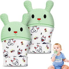 Baby Teething Mitts BPA Free Silicone Relief Gloves