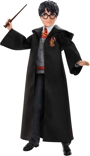 Collectible Doll (10.5 Inch) with Hogwarts Uniform, Gryffindor Robe and Wand, FYM50