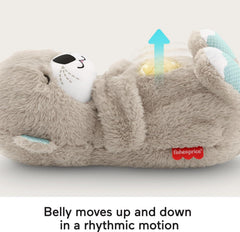 Fisher-Price Soothe ‘N Snuggle Otter Baby Plush Light & Sound Toy FXC66