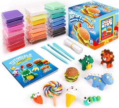 Sago Brothers Air Dry Clay 24 Colors Modelling Clay Kit for Kids