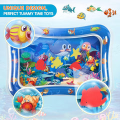 Infinno Inflatable Tummy Time Water Play Mat – Sensory Activity Toy for Babies