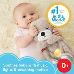 Fisher-Price Soothe ‘N Snuggle Otter Baby Plush Light & Sound Toy FXC66