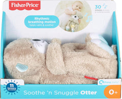 Fisher-Price Soothe ‘N Snuggle Otter Baby Plush Light & Sound Toy FXC66