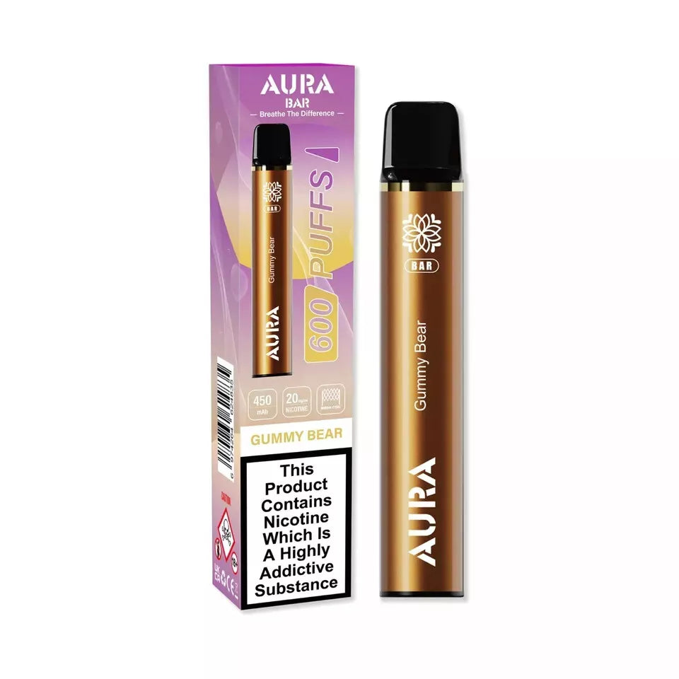 Aura Bar 600 Disposable Bar Pod Kit 20mg Like Elf, Magic Bar Free Dispatch