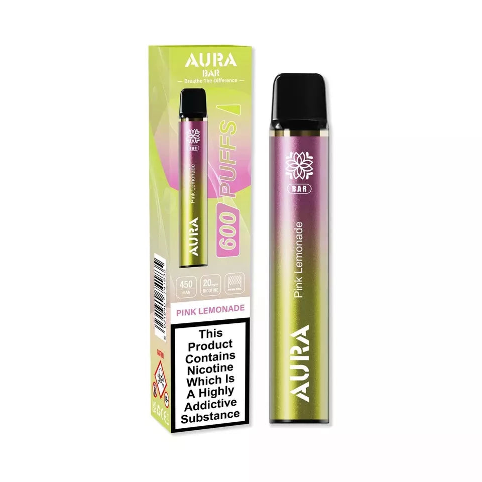 Aura Bar 600 Disposable Bar Pod Kit 20mg Like Elf, Magic Bar Free Dispatch