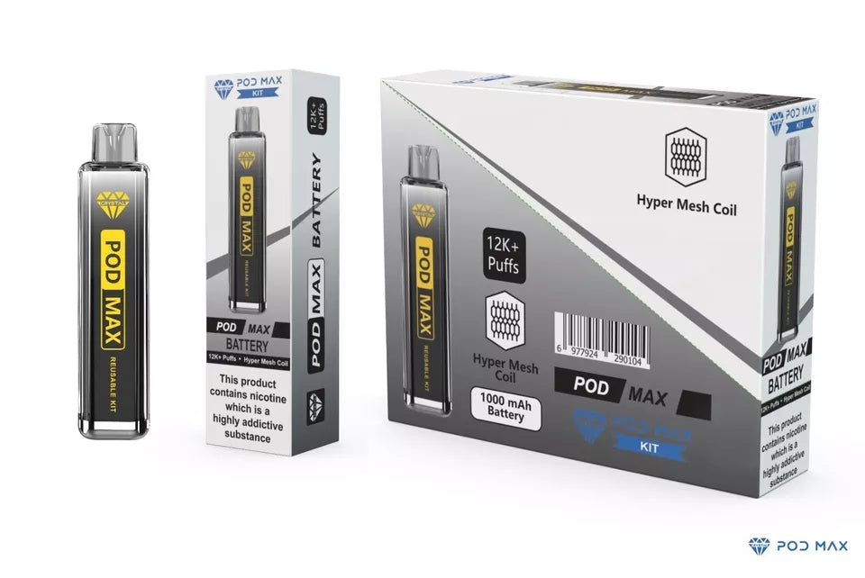 Crystal Pod Max Reusable Vape Kit UK