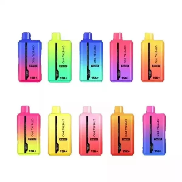 Crystal Pro Twist 15000 Puffs Disposable Vape UK