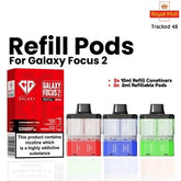 Crystal Galaxy Focus 2 Refill Pods – best pod mods in UK for flavor and MTL vaping.