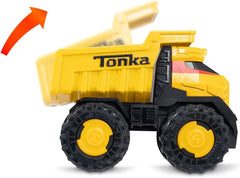 Tonka Steel Classics Titan Dump Truck – Heavy Duty Construction Toy with Working Dump Bed for Kids