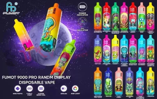 Fumot Randm T9000 Disposable Vape UK – 9000 Puffs Rechargeable Device