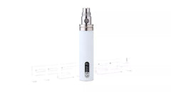 ⚪ GS EGO II 2200mAh Battery (White) – 100% Authentic eCig | Scratch Code ✅