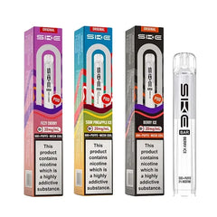 SKE Vape Bar 600 – one of the best pod mods with smooth 20mg nic salt flavor.