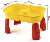 KandyToys Sand and Water Table with Lid and Accessories - Kids Outdoor Play Garden Sandpit