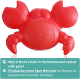 No Hole No Mould Baby Bath Toys - 9PCS Mould Free Bath Toys for 1 2 3 4 Year Olds Toddler Kids Swimming Pool Toys Sea Animals Water Play Toys for Boys Girls
