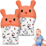 Baby Teething Mitts BPA Free Silicone Relief Gloves