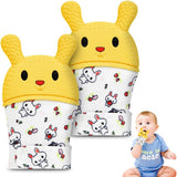 Baby Teething Mitts BPA Free Silicone Relief Gloves