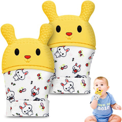Baby Teething Mitts BPA Free Silicone Relief Gloves