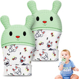 Baby Teething Mitts BPA Free Silicone Relief Gloves