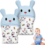Baby Teething Mitts BPA Free Silicone Relief Gloves