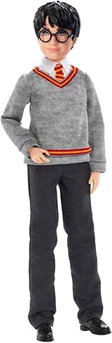 Collectible Doll (10.5 Inch) with Hogwarts Uniform, Gryffindor Robe and Wand, FYM50