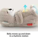 Fisher-Price Soothe ‘N Snuggle Otter Baby Plush Light & Sound Toy FXC66