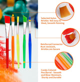 Kids Painting Brush Set with Palette & Scraper – 7 Piece Colourful Art & Craft Tools for Children