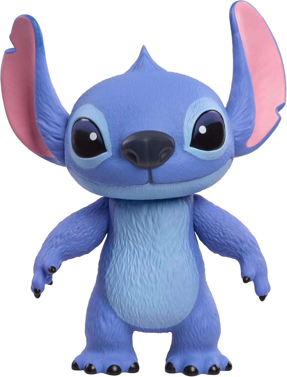 Disney Stitch Live-Action Larger Than Life 14-inch Vinyl Figure, Articulated Toy for Play or Display, Poseable Figurine, Kids Toys for Ages 3 Up by Just Play