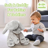 Tippi Peek-A-Boo Elephant Toy – Interactive Singing Plush Elephant for Babies & Toddlers