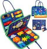 Montessori Busy Board Sensory Toy for Toddlers