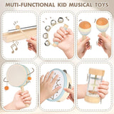Kids Wooden Musical Instruments Set – Educational Music Toys for Toddlers