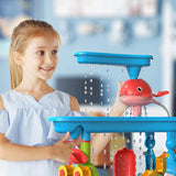 Doloowee Sand & Water Table with Chair – Kids Outdoor Water Play Table with Accessories