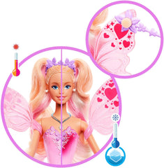 Barbie Fairy Doll with Colour-Change Wings & Magical Accessories – Fantasy Play Doll (JCP76)