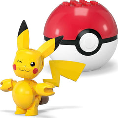 MEGA Pokémon Poké Ball 2-Pack Building Set – Pikachu & Ditto (42 Pieces)