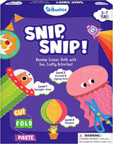 Skillmatics Scissor Skills Activity Book for Kids Ages 3-7 with Safe Scissors