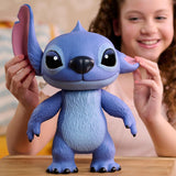 Disney Stitch Live-Action Larger Than Life 14-inch Vinyl Figure, Articulated Toy for Play or Display, Poseable Figurine, Kids Toys for Ages 3 Up by Just Play