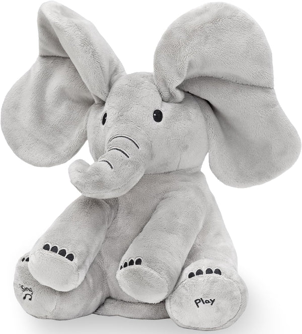 Tippi Peek-A-Boo Elephant Toy – Interactive Singing Plush Elephant for Babies & Toddlers