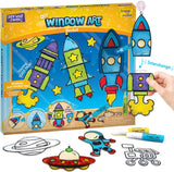 Imagimake Window Art Princess | Unicorn & Mermaid Suncatcher Kit | 16-Piece Glass Painting Set | Craft Kits for Kids 5-12 | Arts Set for Kids | 5,6,7,8,9 Year Old Girl Birthday Gifts