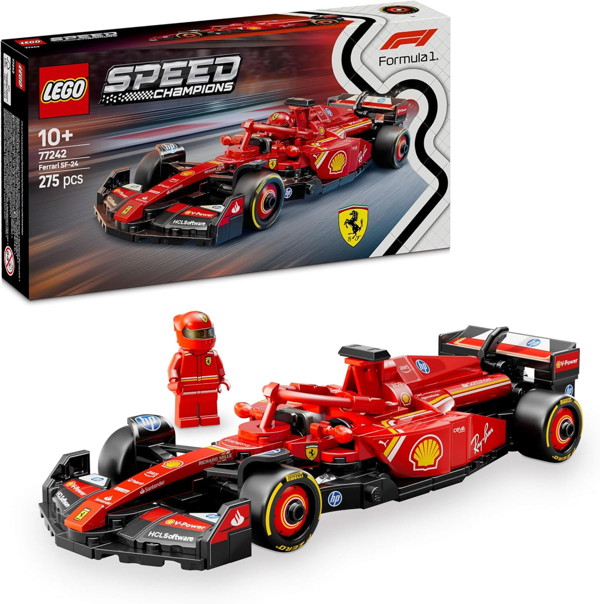 LEGO Speed Champions Ferrari SF-24 F1 Race Car 77242