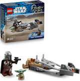 LEGO Star Wars Mandalorian & Grogu Speeder Bike Set 75436