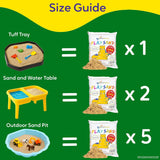 Rainbow Eco Play Sand - 20kg Natural, Non-Toxic Sand for Kids - Sandpit, Building, Sensory Play