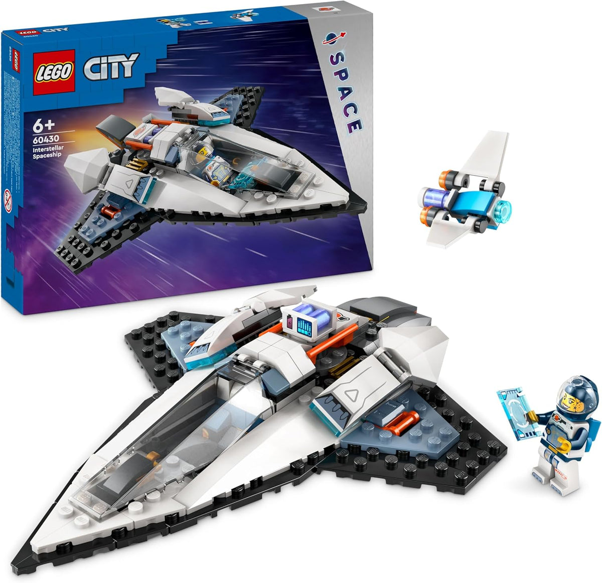 LEGO City Space Interstellar Spaceship Toy 60430 for Kids 6+