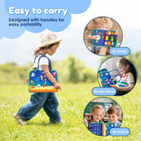 Montessori Busy Board Sensory Toy for Toddlers