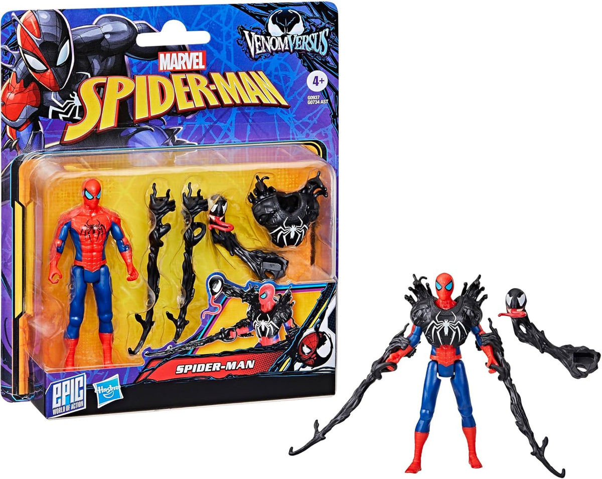Marvel Spider-Man VenomVersus Deluxe Action Figure 4 Inch with Accessories
