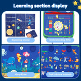 Montessori Busy Board Sensory Toy for Toddlers