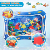 Infinno Inflatable Tummy Time Water Play Mat – Sensory Activity Toy for Babies