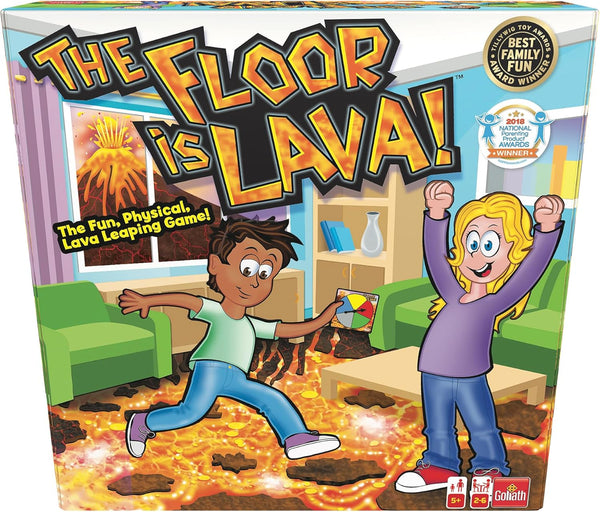 Goliath The Floor is Lava! – The Fun, Physical, Lava Leaping Game | Kids Party Game | 2–6 Players | Ages 5+