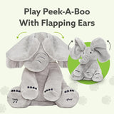Tippi Peek-A-Boo Elephant Toy – Interactive Singing Plush Elephant for Babies & Toddlers
