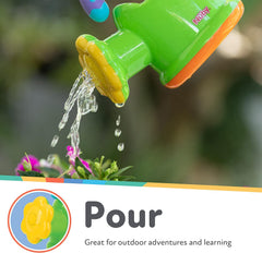 Nuby Fun Watering Can Baby Bath Toy - Easy Hold Handle | Outdoor Play | Suitable from 6 Months (Green)